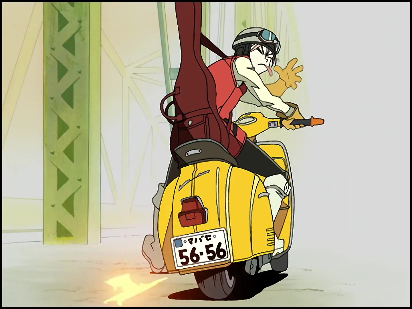 [Tsukyio Editing Resources] FLCL (Episode 1) Raw Clips (110) (tsukyio.com).mp4